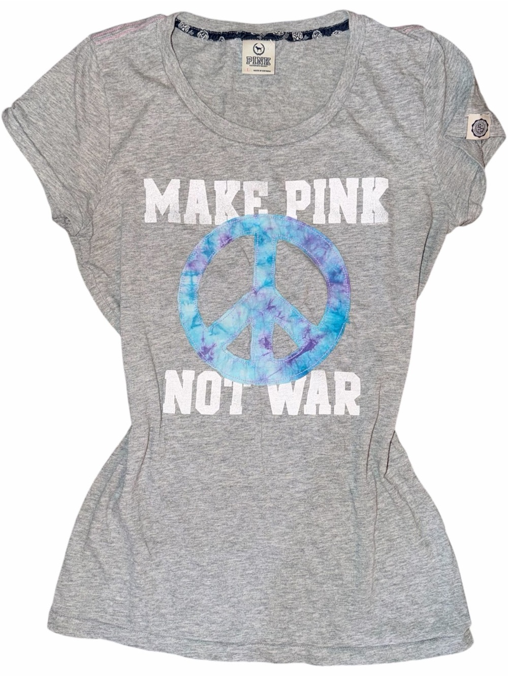 2008 VS Pink “Make Pink Not War” Baby Tee